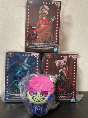 해즈빈 호텔 찰리 허스크 엔젤 알래스터 피규어 봉제 인형