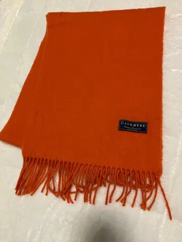 어반 리서치 캐시미어 머플러 오렌지