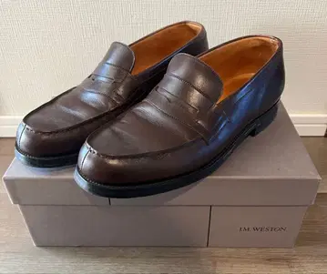 J.M. WESTON 180 로퍼 7C 프랑스제 상자, 주머니 포함