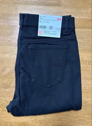 [새상품] 유니클로 히트텍 하이라이즈 레깅스 팬츠 XL 블랙