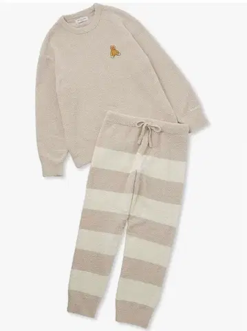 젤라또피케 옴 베비모코 베어 풀오버 롱 팬츠 세트