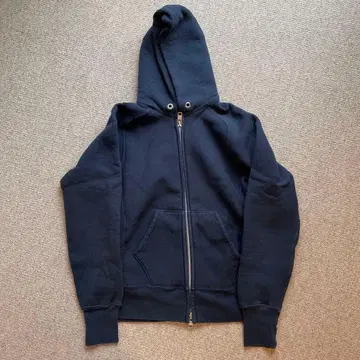 [ S ] ANATOMICA 네이비 풀 집업 후드티 USA 제조