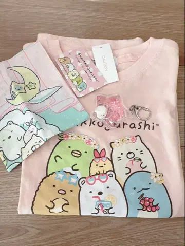 스미코구라시 T셔츠와 손수건 세트