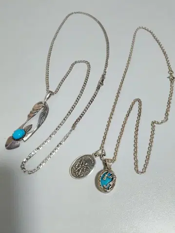 925 터콰이즈 목걸이
