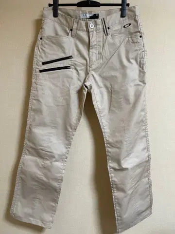 [ 새상품급 ] OAKLEY 남성용 골프웨어 베이지 팬츠 사이즈 34