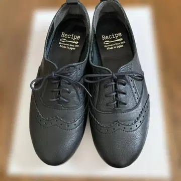 recipe 레이스업 슈즈 천연 가죽 사이즈 L