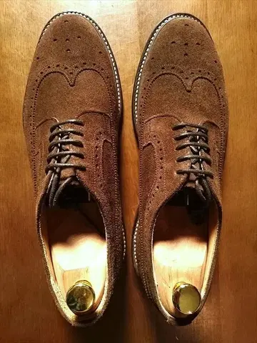 CHEANEY 치니 BAXLEY / 브라운 스웨이드 윙팁 / 8F