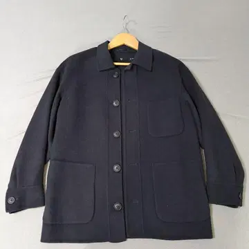 +J 울 블렌드 오버 사이즈 셔츠 자켓