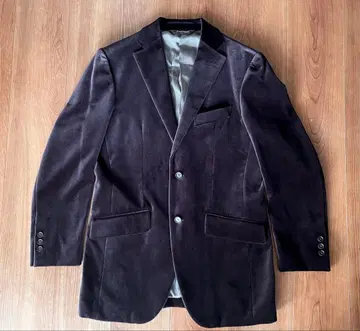 LEON 게재 미사용 폴 스튜어트 벨벳 자켓 다크 브라운 M 46