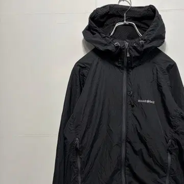 mont-bell 몽벨 나일론 자켓 후드티 자수 로고 구제 의류