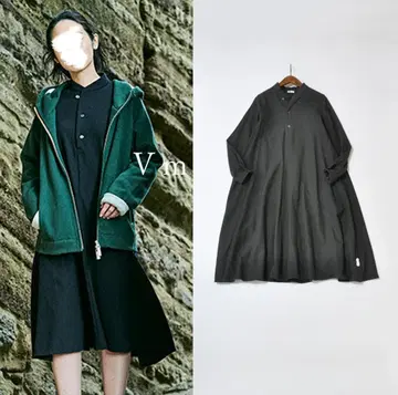 COLLECTION 게재 Vm  울 플레어 원피스 팔라스 팰리스