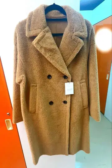 ROPE 로페 코트 더블 테일러드 무스탕 코트 택 포함