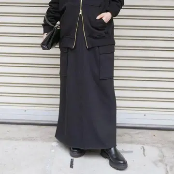 [AP STUDIO] 웜 맨투맨 카고 스커트
