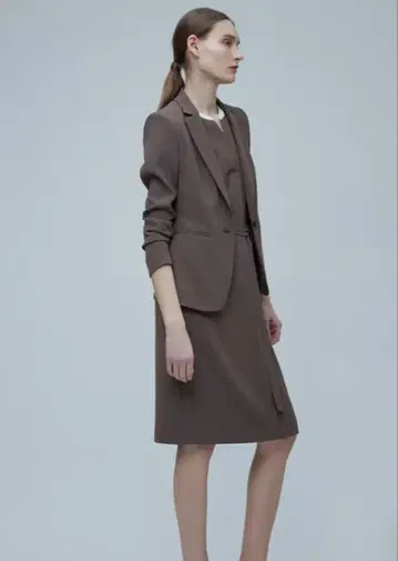 베이지 beige 수트 셋업 모카 0사이즈