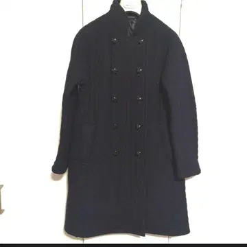 매킨토시 퀼팅 다운 보아 코트 다크 네이비 34