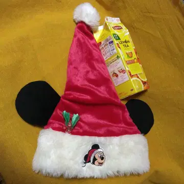 TDR 디즈니 미키 2014 크리스마스 팬캡 산타 모자 w12