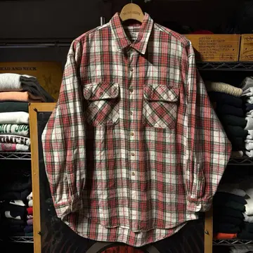 좋은 색 헤비 플란넬 셔츠 헤비 빅 사이즈 XL 츠네타 다이키