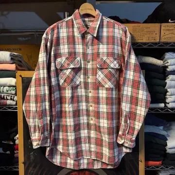 좋은 색 헤비 플란넬 셔츠 헤비 빅 사이즈 XL 츠네타 다이키