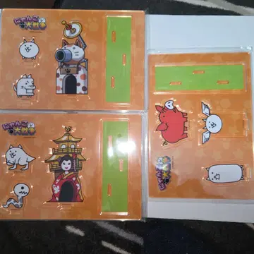 냥코 대전쟁 아크릴 스탠드 3세트