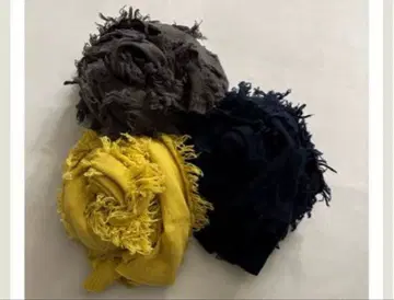 컨디션 최상 homespun 홈스펀 라무 프린지 스톨 252-7933 /