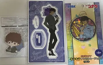 명탐정 코난 마츠다 진페이 아크릴 스탠드 아크릴 키체인 총 3점 세트