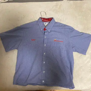 Budweiser 반팔 셔츠 Sean 자수