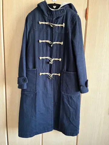 INED 이네드 데님 더플 코트 보아 안감