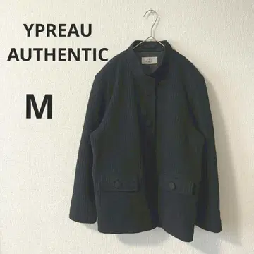 YPREAU AUTHENTIC 울 자켓 M 블랙 고급 소재 방한