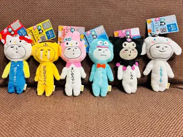 유키오 산리오 키티 마이멜로디 쿠로미 한교동 시나모롤 푸딩 6체