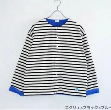 새상품 ORCIVAL 오르치발 보더 가디건 블루