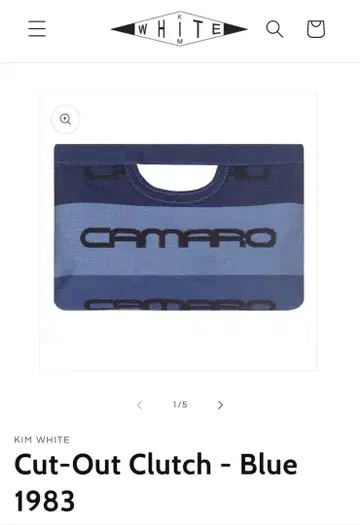 KIM WHITE 클러치백 u.s.a