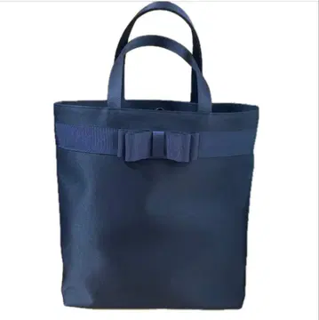 [새상품] 도쿄 소와르 토트백 서브백 수험 포멀 리본 다크 네이비