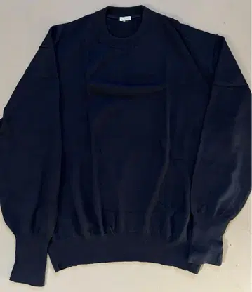 a.presse 울 크루넥 니트 navy 2