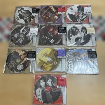 B'z CD 15주년 10장 세트 초회 생산 픽처 라벨