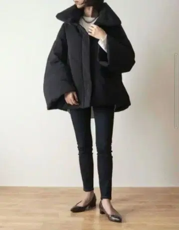 새상품 UNIQLO x 질 샌더 하이브리드 다운 자켓 블랙 S