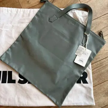 질 샌더 가죽 토트백