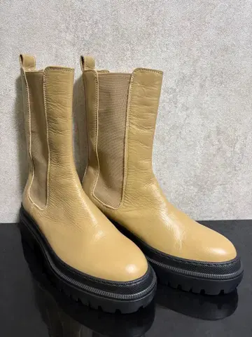 새상품급 투모로우랜드 라이트 러버 솔 사이드 고어 부츠