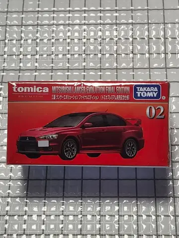 토미카 프리미엄 No.02 미쓰비시 랜서 에볼루션 (출시 기념 사양)