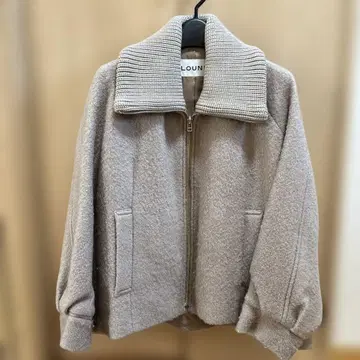 LOUNY 베이지 집업 자켓