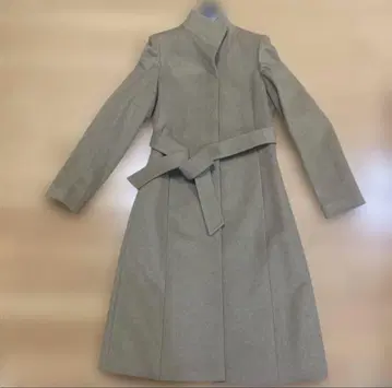 아나이 캐시미어 100% 스탠드 카라 코트 카멜 사이즈 36