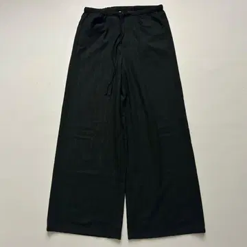 바나나리퍼블릭 울 이지 팬츠 블랙 퍼플 스트라이프 S