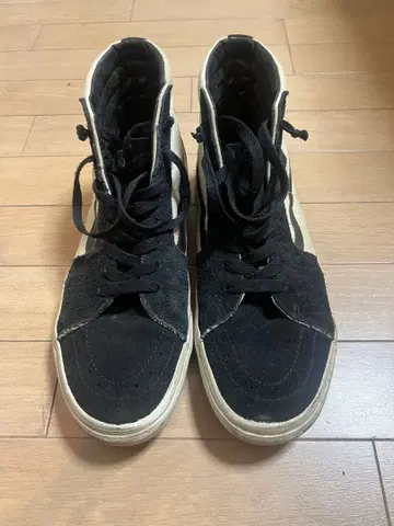 Vans 하이컷 스니커즈 블랙/화이트