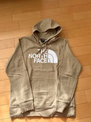 THE NORTH FACE 베이지 후드 부착 후드티 L