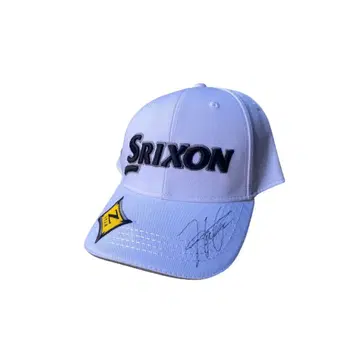 Srixon 마쓰야마 히데키 프로 친필 사인 화이트 캡