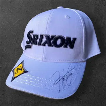 Srixon 마쓰야마 히데키 프로 친필 사인 화이트 캡