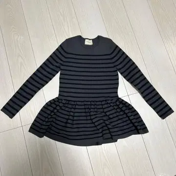 유나이티드 애로우즈 페플럼 보더 니트