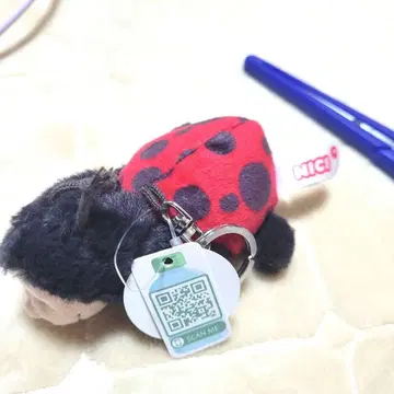 NICI 봉제 인형 무당벌레 종이 택 포함