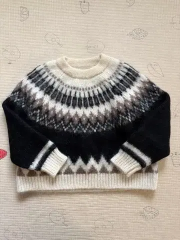 BATONER 알파카 모헤어 니트 스웨터 1