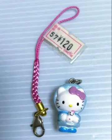 눈사람 부품 헬로키티 헤이세이 레트로 산리오 키링 매달기
