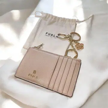 FURLA CAMELIA 카드 케이스 CRYSTAL 키링 세트